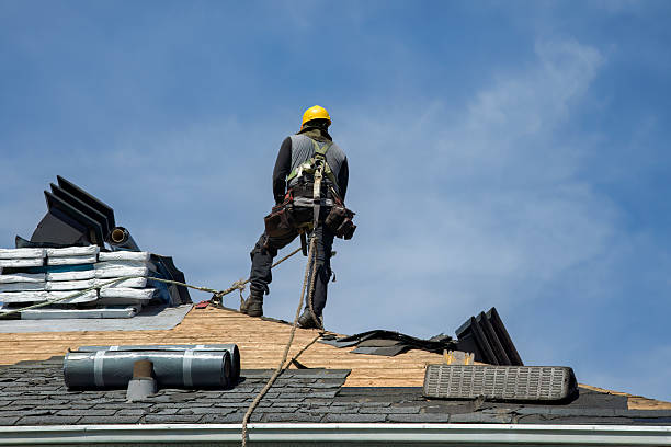 Professional Metal Roofing technician working in Darien Center, NY